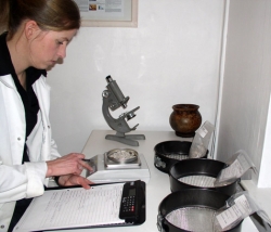 Weighing cremated bone